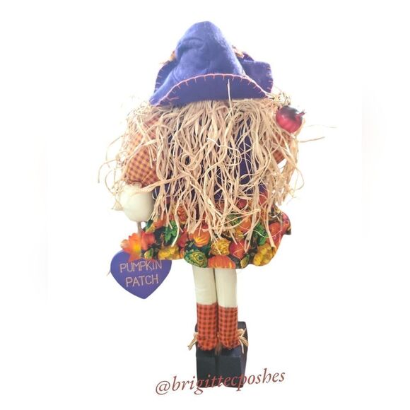 FALL  THANKSGIVING 20" in. Scarecrow Straw Doll - Picture 4 of 10